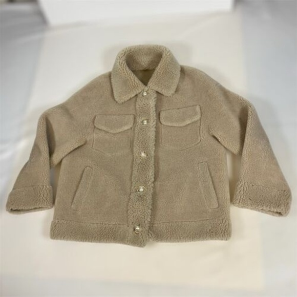 Daniella Erin NYC Womens Shearling Jacket Coat - Picture 1 of 8